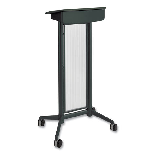 Impromptu Lectern, 26.5 X 18.75 X 46.5, Black