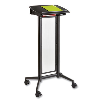 Impromptu Lectern, 26.5 X 18.75 X 46.5, Black