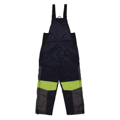 N-ferno 6477 Insulated Cooler Bib Overall, 2x-large, Navy