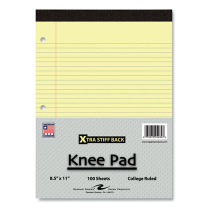 Stiff-back Pad, Medium/college Rule, 100 Canary 8.5 X 11 Sheets, 36/carton