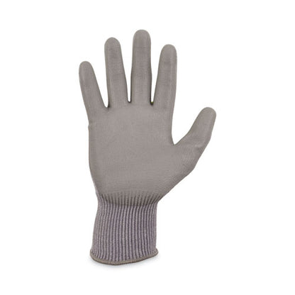 Proflex 7024 Ansi A2 Pu Coated Cr Gloves, Gray, Small, Pair