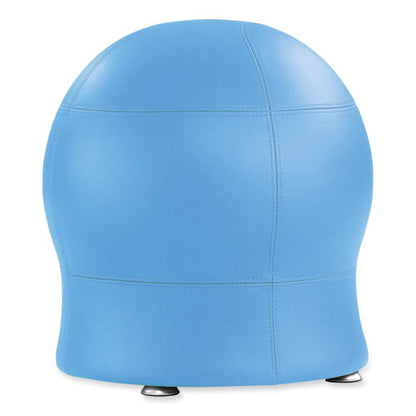 Zenergy Ball Chair, Backless, Supports Up To 250 Lb, Baby Blue Vinyl