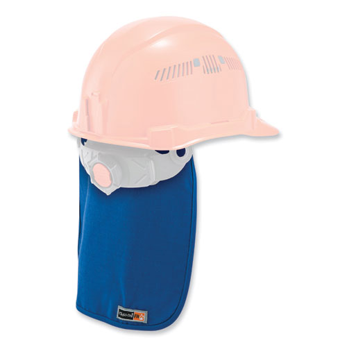 Chill-its 6717fr Fr Cooling Hard Hat Pad And Neck Shade, 12.5 X 9.75, Blue