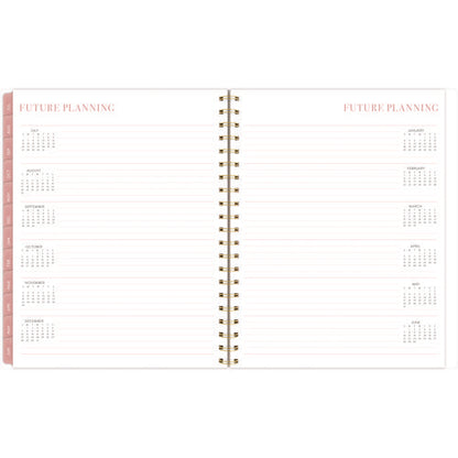 Leah Bisch Academic Year Weekly/monthly Planner, Floral Artwork, 11" X 9.25", Multicolor Cover, 12-month: July 2024-june 2025