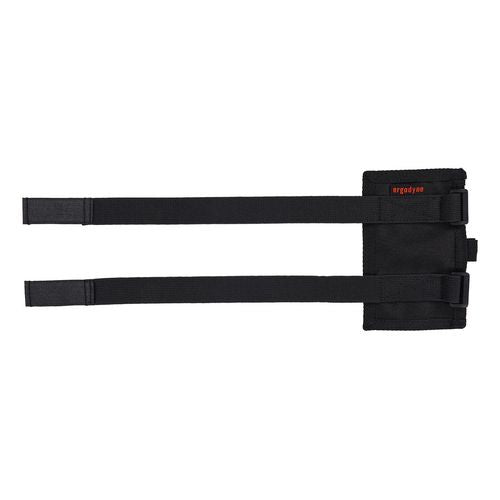 Squids 3390 Dual Band Arm Id/badge Holder With Hook-and-loop Closure, Vertical, Black, 3.75 X 5.75, 2.75 X 4.75 Insert