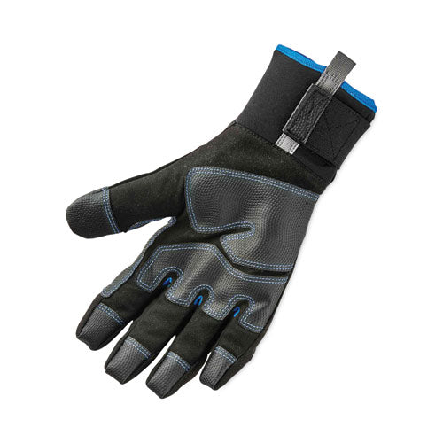 Proflex 818wp Thermal Wp Gloves With Tena-grip, Black, Medium, Pair