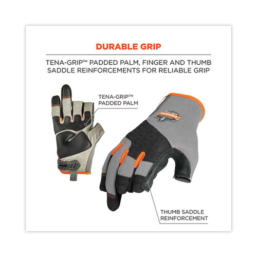 Proflex 720 Heavy-duty Framing Gloves, Gray, 2x-large, Pair