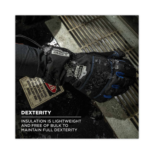 Proflex 819wp Extreme Thermal Wp Gloves, Black, X-large, Pair