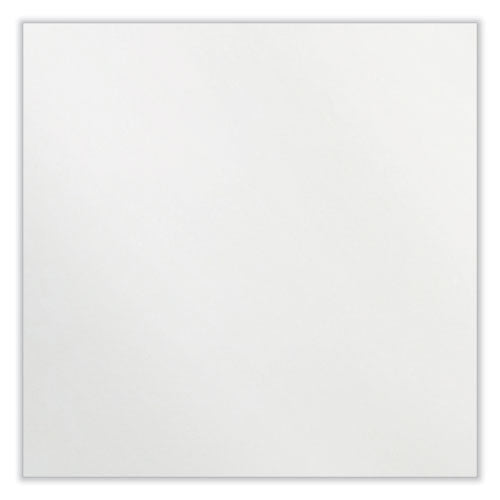 Coda Low Profile Circular Non-magnetic Glassboard, 36" X 36", White Surface