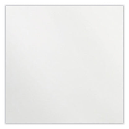 Coda Low Profile Circular Non-magnetic Glassboard, 36" X 36", White Surface