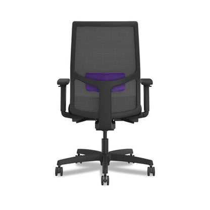 Ignition 2.0 4-way Stretch Mid-back Mesh Task Chair, Supports Up To 300 Lb, 17" To 21" Seat Height, Black