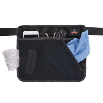 Arsenal 5715 Cleaning Apron Pouch With Pockets, 10 Compartments, 11 X 13.5, Nylon, Black