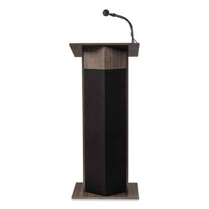 Power Plus Lectern, 22 X 17 X 46, Ribbonwood