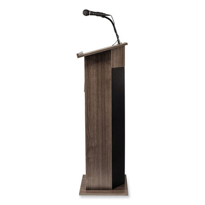 Power Plus Lectern, 22 X 17 X 46, Ribbonwood