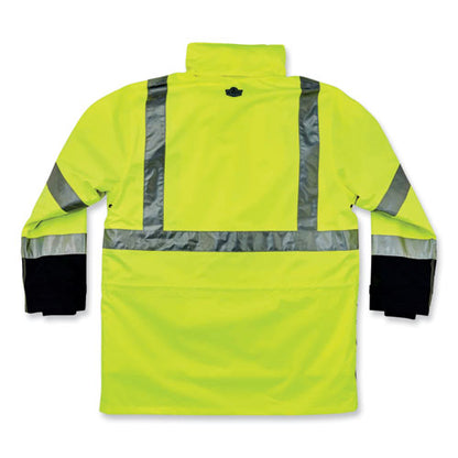 Glowear 8388 Class 3/2 Hi-vis Thermal Jacket Kit, X-large, Lime