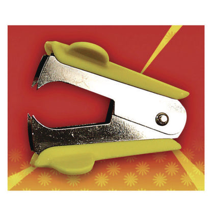 Staple Remover, Yellow, 144/carton