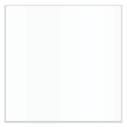 Aria Low-profile Frameless Magnetic Glassboard, 36" X 24", White Surface