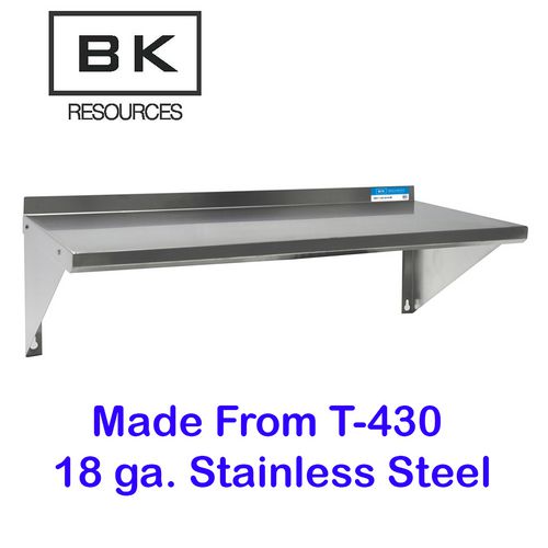 Stainless Steel Economy Overshelf, 24w X 16d X 11.5h, Stainless Steel, Silver, 2/pallet