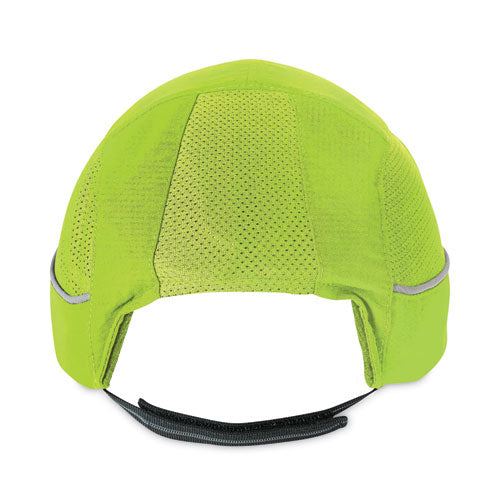 Skullerz 8950 Bump Cap Hat, Long Brim, Lime