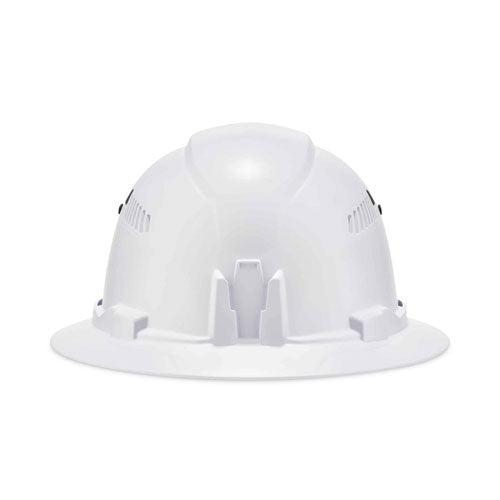 Skullerz 8973 Class C Hard Hat Full Brim, White