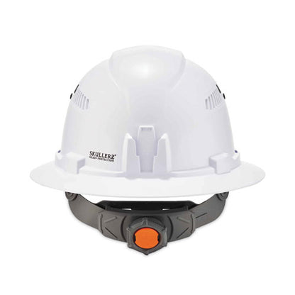 Skullerz 8973 Class C Hard Hat Full Brim, White