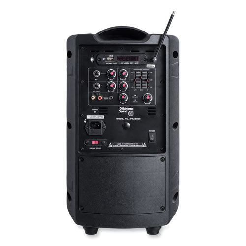 Wireless Pa System With Wireless Headset Microphone, 40 W, Black