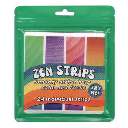 Zen Strips, Bumpy Gradient Classpack, Assorted Colors, 24/set, 6 Sets/carton