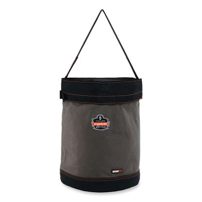 Arsenal 5935t Extra-large Web Handle Canvas Hoist Bucket And Top, 150 Lb, Gray