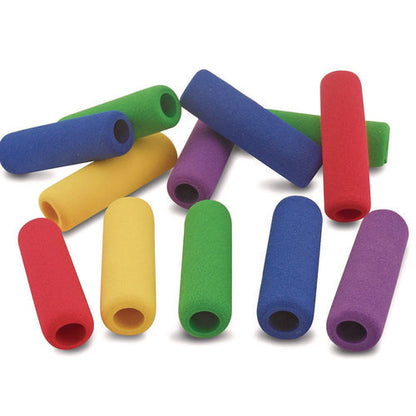 Foam Pencil Grip, 0.5" Long, Assorted Colors, 600/carton