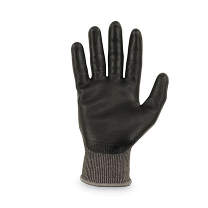 Proflex 7072 Ansi A7 Nitrile-coated Cr Gloves, Gray, Small, Pair