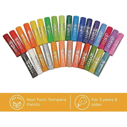 Kwik Stix Tempera Paint Set, 30 Assorted Colors, 30/pack, 6 Packs/carton