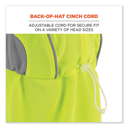 Chill-its 6650 High-performance Hat Plus Neck Shade, Polyester, One Size Fits Most, Lime