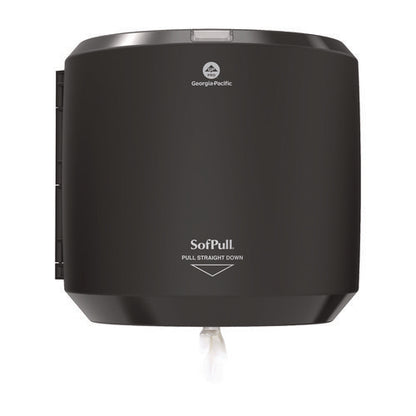 Sofpull Centerpull Hand Towel Dispenser, 10.13 X 10.58 X 11.33, Black