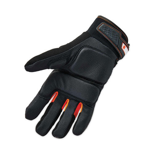 Proflex 9001 Full-finger Impact Gloves, Black, 2x-large, Pair