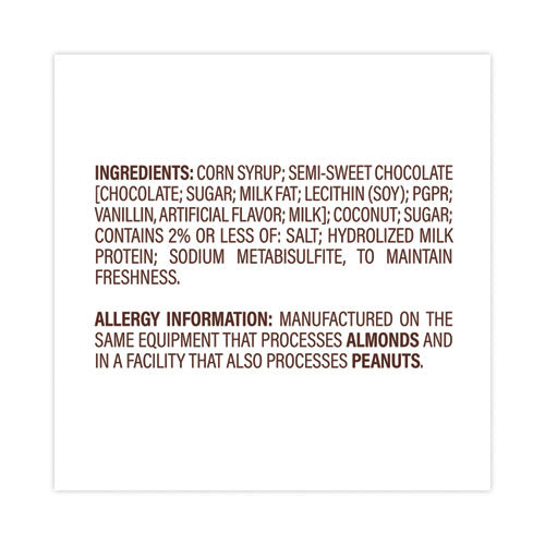 Candy Bar, Coconut And Dark Chocolate 1.75 Oz, 36/carton