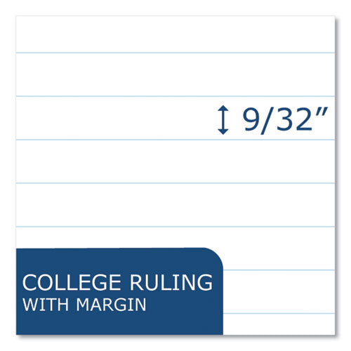 Subject Wirebound Notebook, 3-subject, Medium/college Rule, Assorted Cover, (120) 11 X 9 Sheets, 24/carton