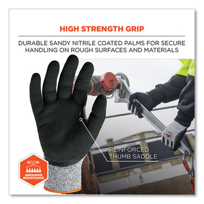 Proflex 7031 Ansi A3 Nitrile-coated Cr Gloves, Gray, X-large, Pair