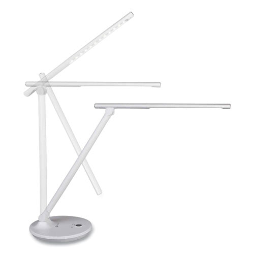 Wellness Series Sanitizing Emerge Led Desk Lamp, 23" High, White