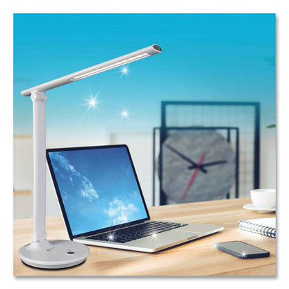 Wellness Series Sanitizing Emerge Led Desk Lamp, 23" High, White