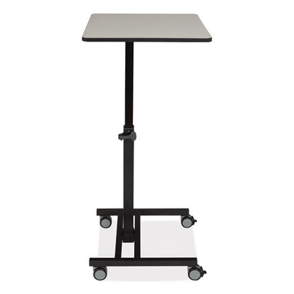 Sit-stand Student's Desk, 20.75" X 26" X 27.75" To 44.5", Gray Nebula