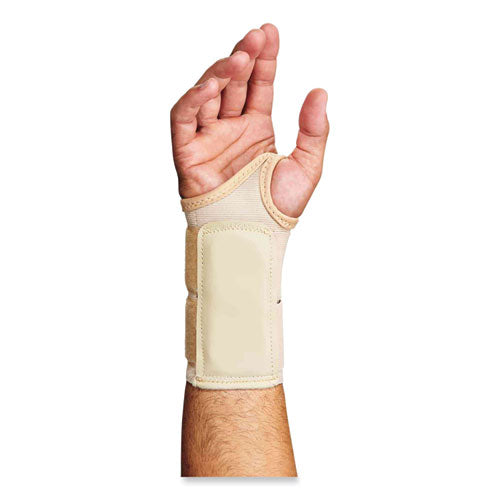 Proflex 4010 Double Strap Wrist Support, Small, Fits Right Hand, Tan