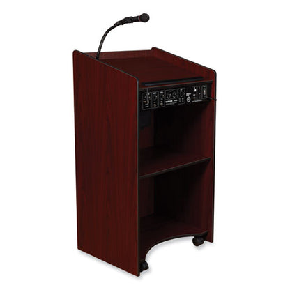 Aristocrat Sound Lectern, 25 X 20 X 46, Mahogany