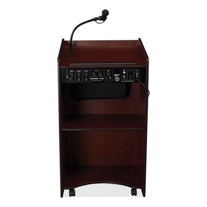 Aristocrat Sound Lectern, 25 X 20 X 46, Mahogany