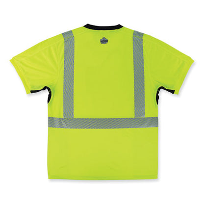 Glowear 8283bk Class 2 Lightweight Performance Hi-vis T-shirt, Polyester, 2x-large, Lime