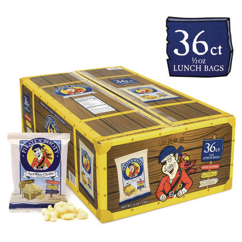 Puffs, Aged White Cheddar, 0.5 Oz Bag, 36/box