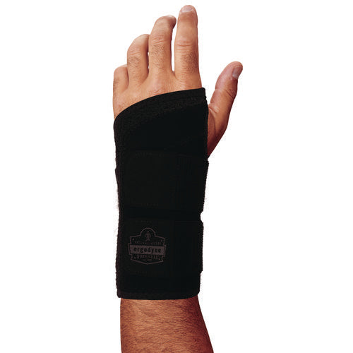 Proflex 4015 Wrist Brace Support With Double Strap, X-large, Fits Left Hand, Black