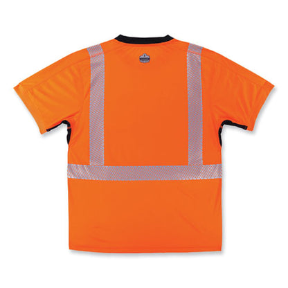 Glowear 8283bk Class 2 Lightweight Performance Hi-vis T-shirt, Polyester, Medium, Orange