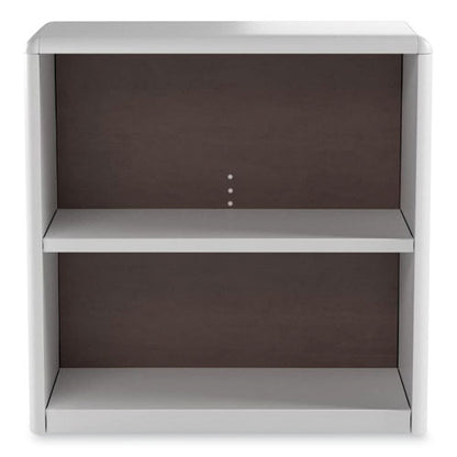 Valuemate Economy Bookcase, Two-shelf, 31.75w X 13.5d X 28h, Gray