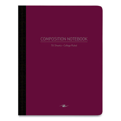 Poly Flex Composition Notebook, Med/college Rule, Assorted Cover, (70) 9.75 X 7.5 Sheets, 24/carton