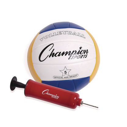 Deluxe Volleyball/badminton Tournament Set, (4) Rackets/(2) Shuttlecocks/(2) Birdies/net/pump/volleyball